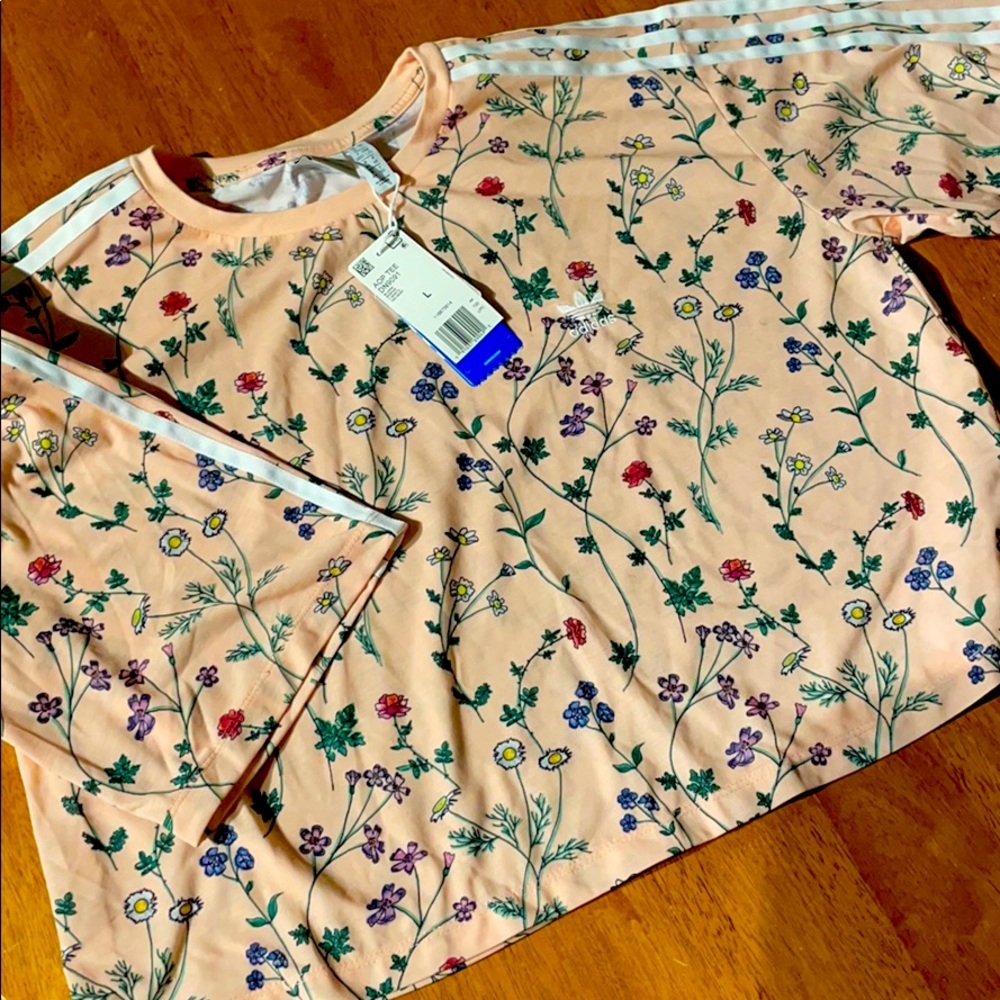 Adidas cropped tee